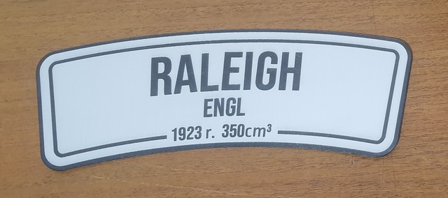 RALEGIGH ENGL 1923